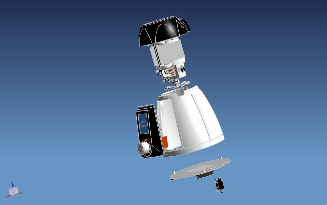 Explosions Darstellung von Baugruppen oder einzelnen Teilen im 3D-Modell Explosions Darstellung von Baugruppen oder einzelnen Teilen im 3D-Modell